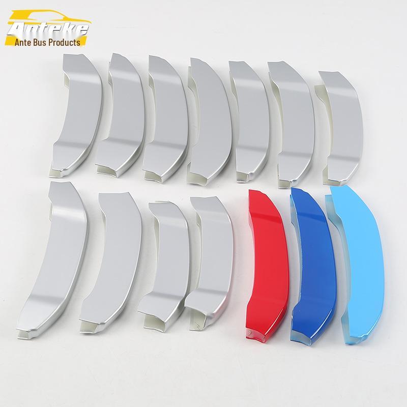 X3 Center Grille Trim: Anti-Scratch Decorative Strip for Front Hood