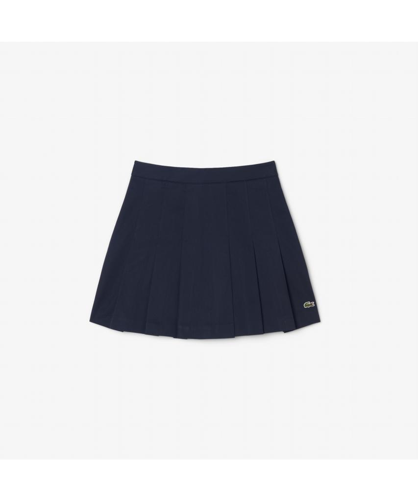 LACOSTE Женская мини-юбка из хлопкового габардина со складками Jf8001-55N 166