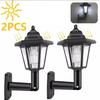 1-2PCS Solar Garden Lights Outdoor LED Street Light Wall Lighting Fixture Exterior Garden Lighting And Decorative Illumination