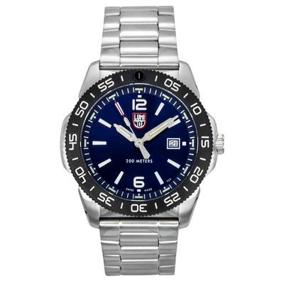 Мужские часы Pacific Diver из нержавеющей стали с синим циферблатом, кварцевые, XS.3123 200M