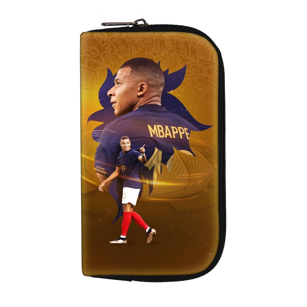 Женская мужская сумка-клатч сумка для наушников M-Mbappe Кошельки Портативный кошелек для денег и монет Держатель для кредитных карт Сумки для денег Сумка для хранения футбольной звезды