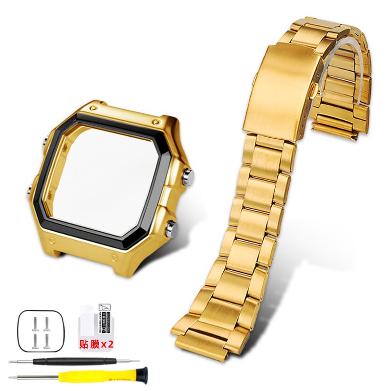 Корпус AE1200 с безелем из нержавеющей стали, ремешок для Casio G-Shock 3299 AE-1200WH AE-1300, модифицированный металлический корпус, браслет, комплект с зеркальным стеклом