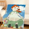 Классическое аниме Энн из Зеленых Крыш Фланелевое Мягкое Теплое Плюшевое Одеяло Диван Гостиная Домашнее Животное Дом Спальня Подарок Дом Автомобиль Портативное