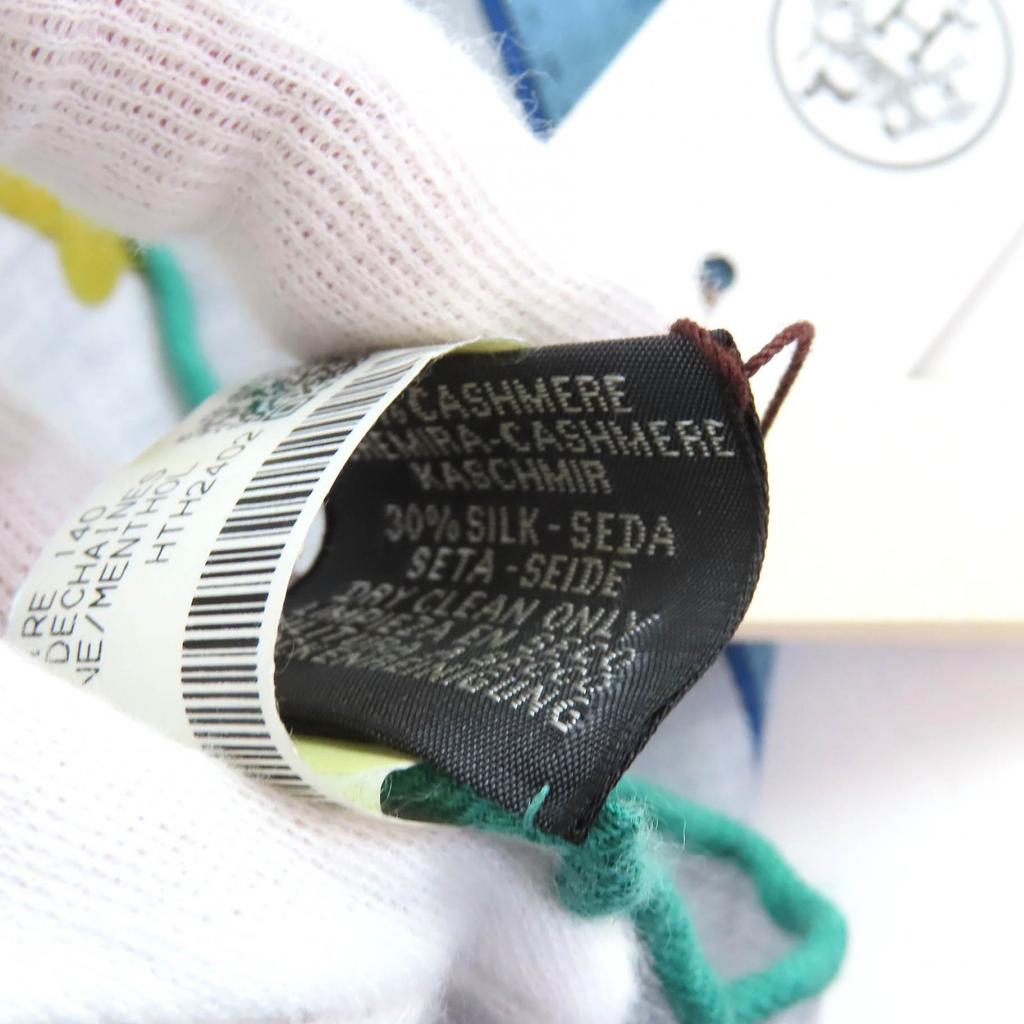 Pristine HERMES Stall Chevaux Deschenes Karegean Large Cashmere Women 244096S Used