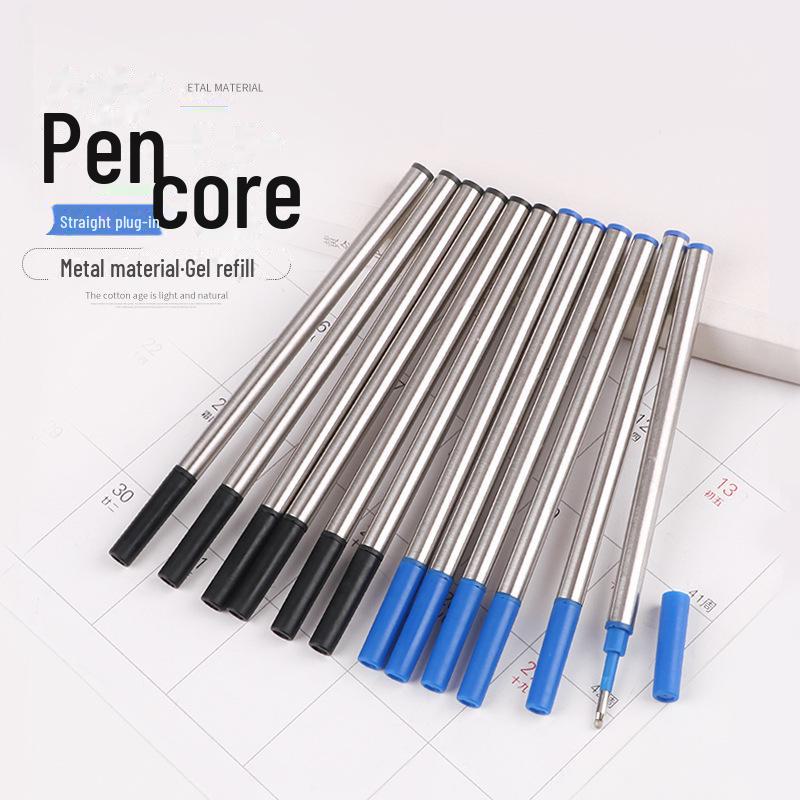 Универсальный многоцветный 0,7 мм металлический стержень для шариковой авторучки, сменная ручка для подписи