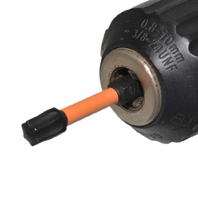 Набор бит Torx из 26 шт. 1/4 дюйма Набор бит для отвертки Torx Ударный Магнитный Шестигранный