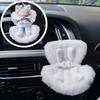 Doll Car Seat with Air Vent Clip Desktop Stand Cute Safety Belt Plush Cushion 17cm Doll Seat Car Ornament Gift for Collectors Fans