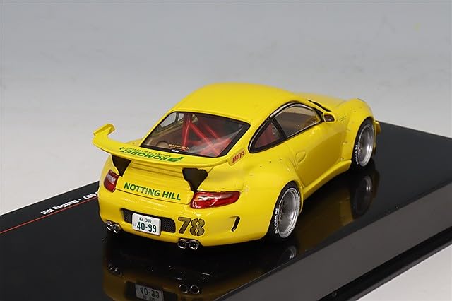 Kokusai Boeki ixo Масштабная модель RWB 997 Желтая Готовая модель MOC339 1/43