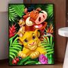 Disney DIY diamond painting 5d The Lion King full drill craft cross stitch diamond living room bedroom wall decoration painting