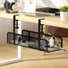Adjustable Desk Cable Organizer Black White Under Table Cord Organizer  Home Office