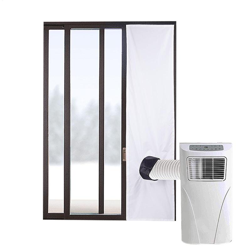 2M/3MAC Window Vent Kit Waterproof Air Conditioner Sealing Cloth Windproof Air Conditioning Baffle AC Window Seal