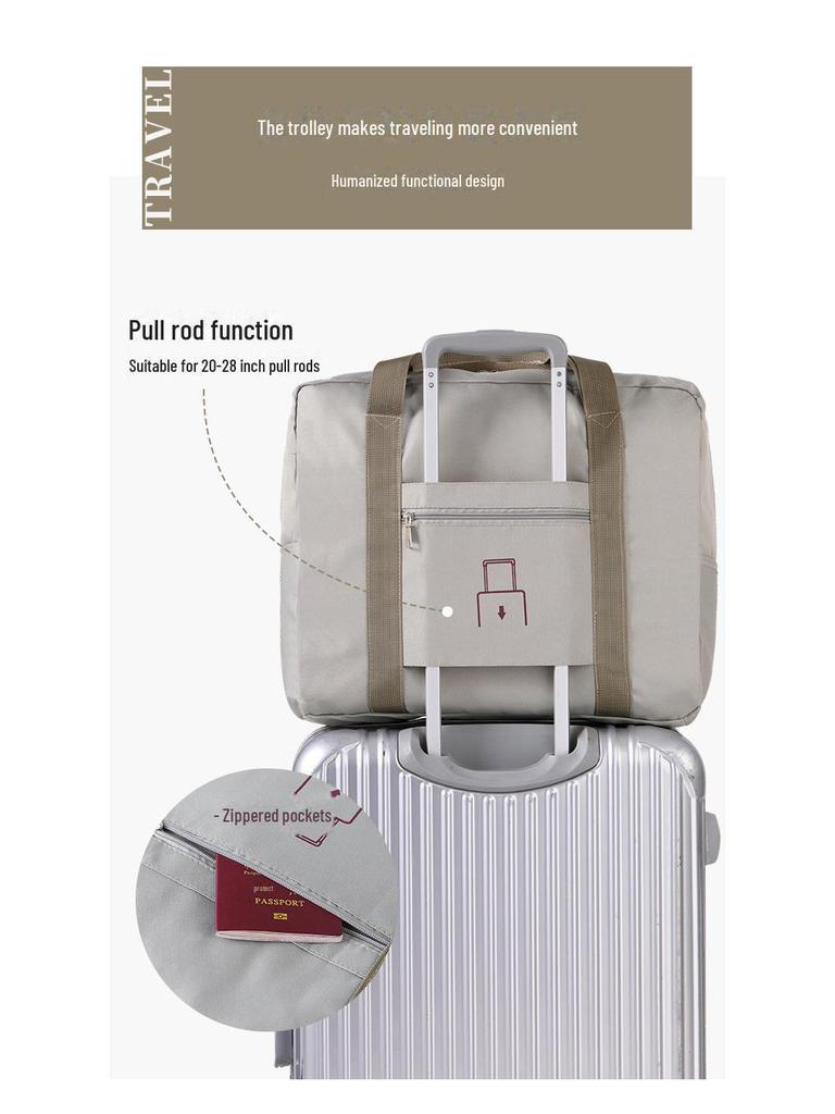 Водонепроницаемая дорожная спортивная сумка: Разделение влажного и сухого мусора, большая вместимость, легкая сумка для фитнеса