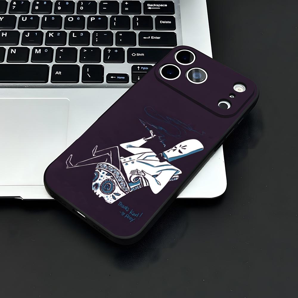 Чехол для телефона G-Grim F-Fandango Для IPhone 17 Air 16 E Pro Max 15 14 13 Mini 12 Pro 11 Max Plus Черный Мягкий