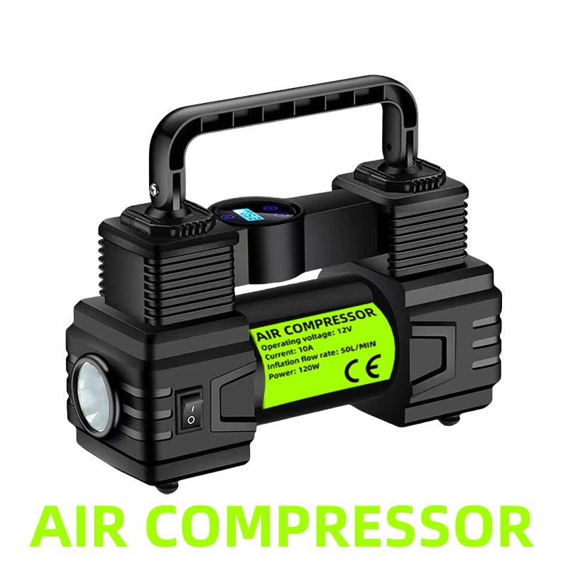 Car Accessories Car Tire Electric with Wired Pump 12V Multi-functional Portable Car Tire Inflation Pump Car Mounted Air Pump