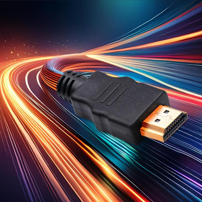 Qoltec Kabel HDMI v1.4 | High speed | 4K | 30Hz| 30AWG | GOLD | 2m