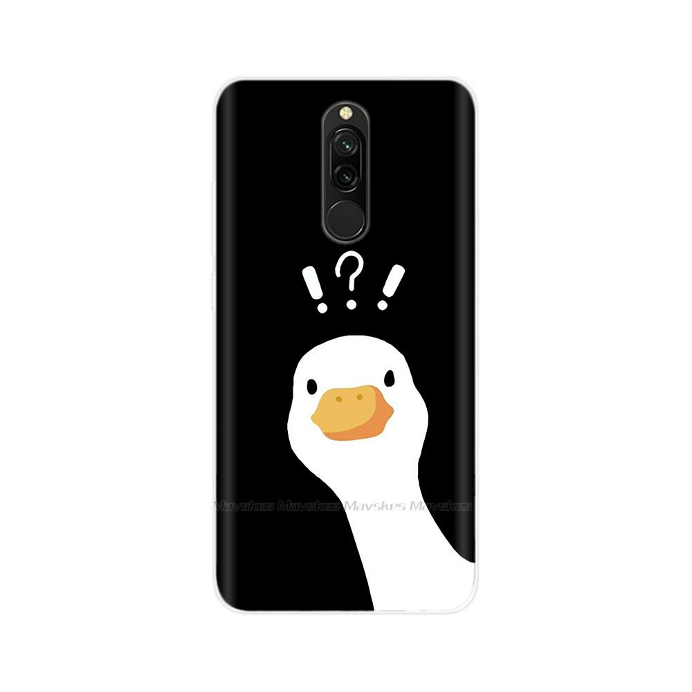 Чехол для Redmi 8 8A Pro, ТПУ Силикон, Ударопрочный, Чехол с Кошкой для Телефона, Для Redmi 8 8A 7 7A redmi7, Прозрачный, Печать, Мягкий