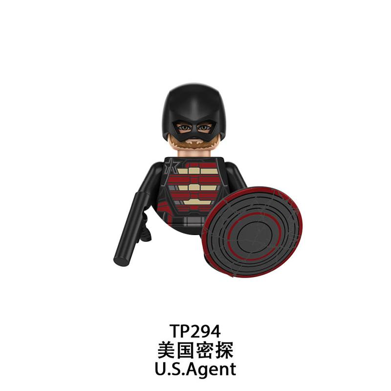 Fantastic Four Human Torch Bricks Diy Toys Gifts Daredevil Punisher Minifigures Building Blocks Mini Action Figures For Children