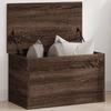 VidaXL Storage Box Brown Oak 60x35x35 Cm Engineered Wood, Blanket Box, Storage Trunk, Box of 840680