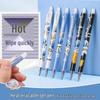 Креативная мультяшная термочувствительная стираемая ручка - 0,5 мм кристально-синяя нейтральная ручка Moresafe для студентов