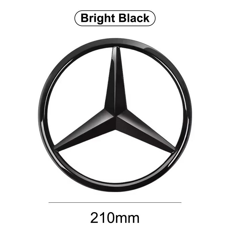 3D Car Front Hood Emblem Bonnet Sticker Rear Trunk Badge Decal For Mercedes Benz AMG E S C A B Class GLE GLS CLA CLE GLC CLS GLA BJ1