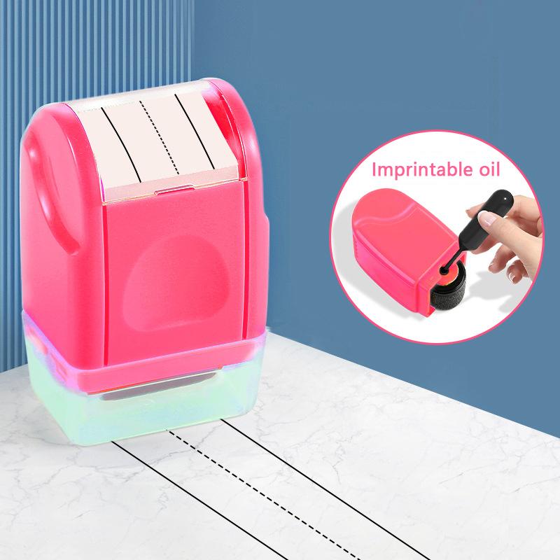 Dashed Handwriting Lines Practice Roller Stamp Self Inking Line Rolling Stamp Teacher Stamp