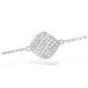 [H5457] - Silver Bracelet 'Goddess' Silver White (rhodium-plated) - 11x11 Mm