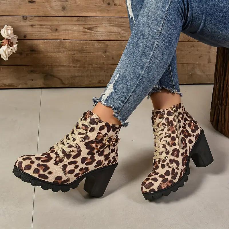 Женские сапоги осень-зима высококачественные сапоги на шнуровке на высоком каблуке для женщин модные нескользящие сапоги для активного отдыха Botas De Mujer