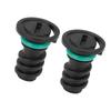 ACROPIX 2pcs Drain Cock Plug Screw Replacement for Car Mercedes-Benz C63 AMG S Black