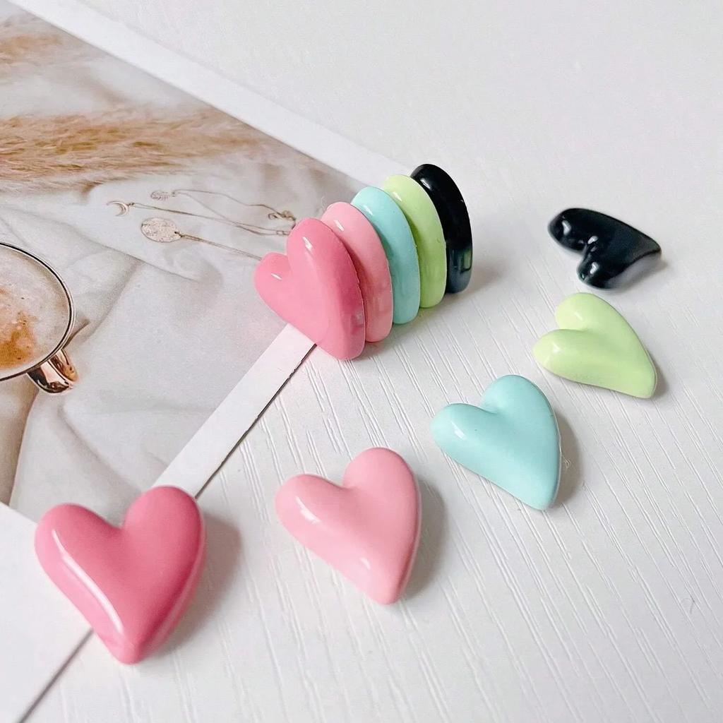 10 шт. Магнит на холодильник Morandi в форме сердца, цветной, сообщение Po, фиксированное, украшение для дома