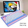 Wireless   Keyboard Rechargeable Ergonomics Silent Keys Tablet Keyboard for Phones