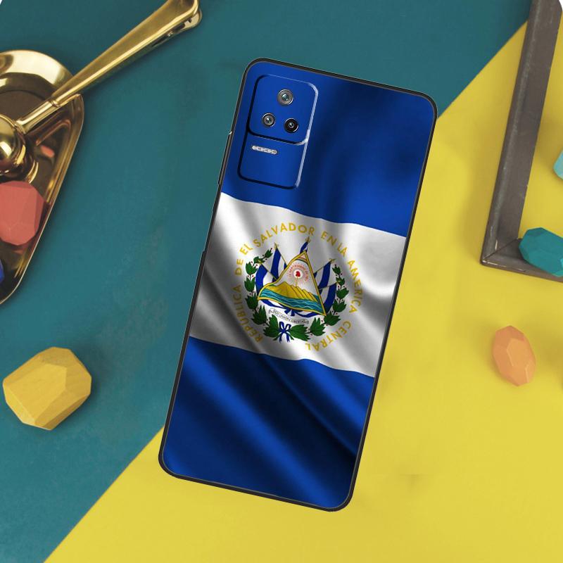 Чехол Флаг Сальвадора для Xiaomi 13 14 15 Ultra 11T 12T 13T 14T Pro POCO X7 Pro X3 X5 X6 F5 F6 M6 Pro Funda