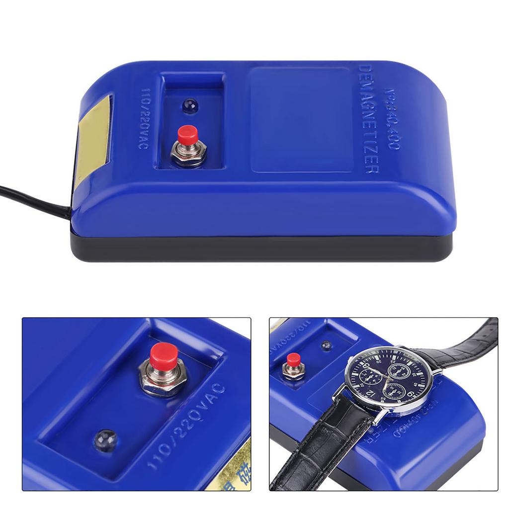 Professional Mechanical Wristwatch Demagnetizer Watch Repair Demagnetizing Tool 110 220v