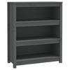Bookshelf Gray 80 x 35 x 97 cm Solid Pine Wood