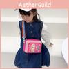 New Stylish Children's Shoulder Bag Cute Cartoon Crossbody Bag For Kids In Purple And Pink