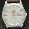ВОССТАНОВЛЕННЫЕ ВИНТАЖНЫЕ МУЖСКИЕ СЕРЕБРЯНЫЕ ЧАСЫ SEIKO 5 AUTO 6309A ИЗ ЯПОНИИ 593c-a314838-2