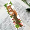 6Pcs DIY Cotton Single-Sided Stamped Bookmark Cross Stitch Kits for Starter Adults Cross Stitch Bookmark Craft Kit 18.5x11.02in