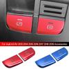 2Pcs Car Electronic Handbrake Hand Brake Button Sticker Cover Trim Accessories
