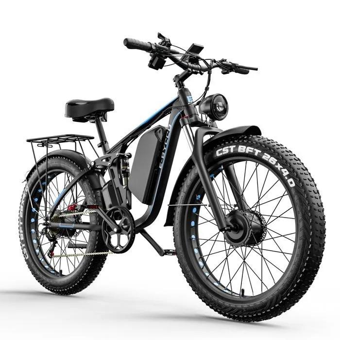 E-BYCCO EB7 Pro Fat Tire Electric Bike for Adults – 1500W Motor, 48V 20Ah Battery, 65+ Miles Range,City Commute & Off-Road Scooter