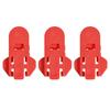 Manual Can Opener, Beverage Can Cover Protector, Plastic Easy Can Opener for Soda, Beer, and Drinks, Red, Pack of 3