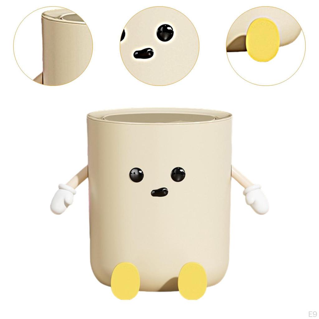 Очаровательная мусорная корзина для мусора Портативная Креативная Современная Практичная для Дома