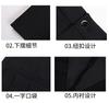 [Half length skirt] A-line high waist slimming long women's pleated skirt