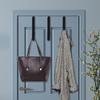 1pc-Hanging Organizer Over The Door Hooks Rubber Prevent Scratches Bathroom Bedroom Kitchen Towel Coats Hangers Metal