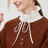 Women Detachable Cotton Blouse False Collar Shirt Fake Collar Lapel Clothes Accessories
