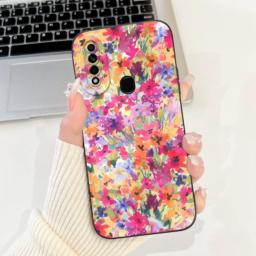 Чехол для Oppo A31 2020 CPH2015 Чехол A8 PDBM00 Милый Кот Модный Роскошный Силиконовый Ударопрочный Чехол для Телефона Для Oppo A8 Задняя Крышка