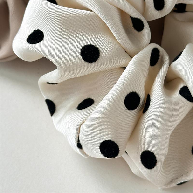 Модные 11см Милые Сатиновые Резинки для Волос в Горошек Эластичные Резинки для Волос для Женщин Девушек Кольцо для Волос Веревка Украшение Аксессуары для Волос