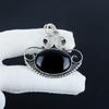 Natural Black Onyx Gemstone Silver Pendant in 925 Sterling Silver - Handmade Design, Everyday Wear Jewelry Thanksgiving Gift