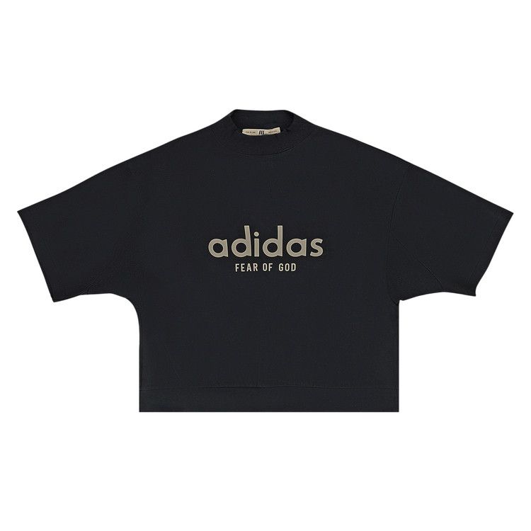 adidas X Fear of God Athletics Тяжелая футболка с длинным рукавом 3/4 'Черный'