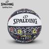 SPALDING Детский уличный резиновый баскетбольный мяч, размер 4