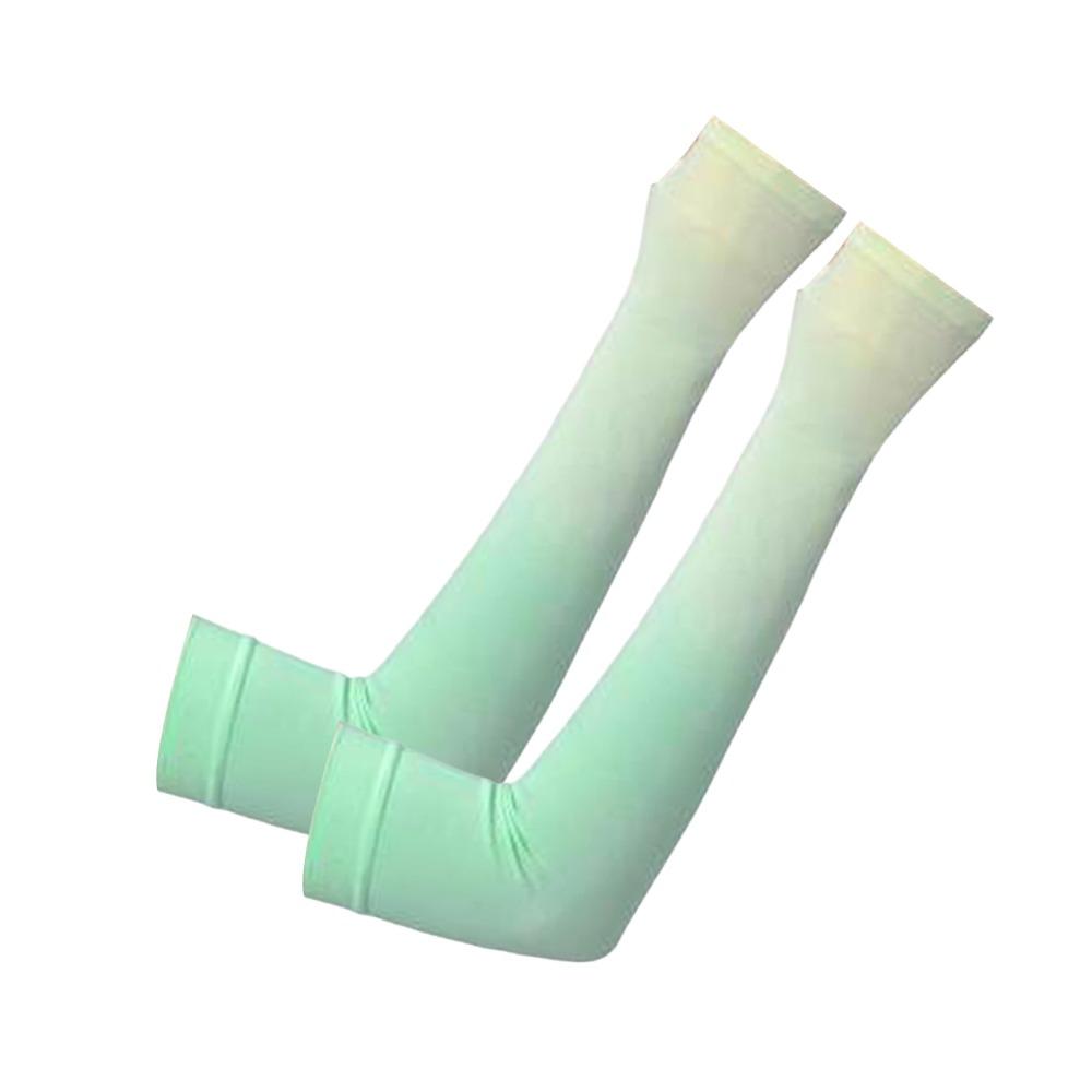 1pair UPF 50+ Arm Covers UV Protection Compression Sleeve Portable Cooling Arm Sleeves Cycling