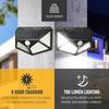 12 Pack Outdoor Solar Lights 100LED Wall Lamp with Motion Sensor 270° Wide Angle Security Lighting for Backyard Garden Patio
